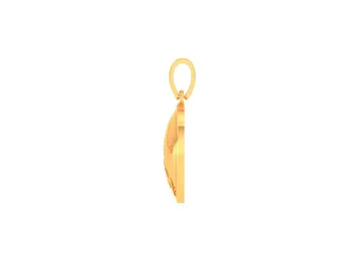 Kids Round Pendants 3dm STL OBJ FBX Renders Details 3D print model