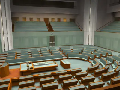 Australian Parliament Interior 3D model