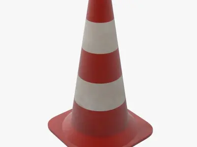Traffic Cone 3D model