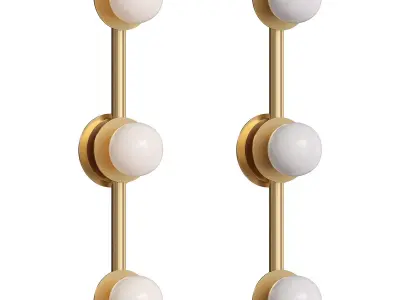 Nodes Large Sconce 3D model