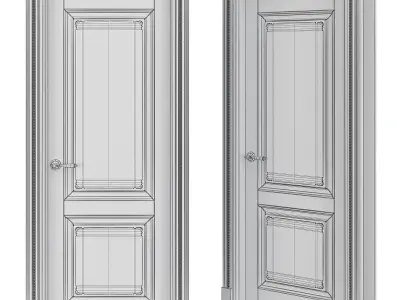 Interior Doors Premium low poly 3d model Low-poly 3D model