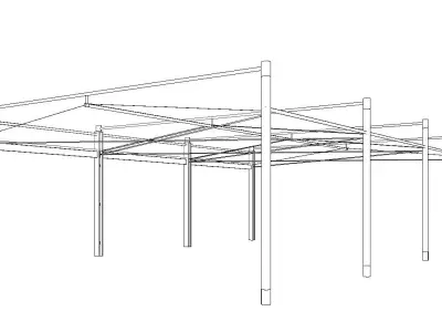 Revit Family - Canopy 01 Low-poly 3D model