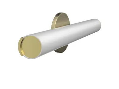 Parallel LED Collection 32 inch Satin Brass Etched 3D model