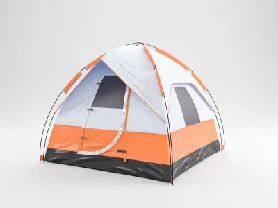 Camping Tent 01 4K PBR 3D model
