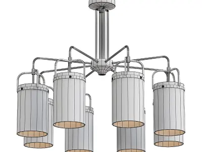 rivoli-annegret-4082-308-b0051273 six light chandelier with c... 3D model