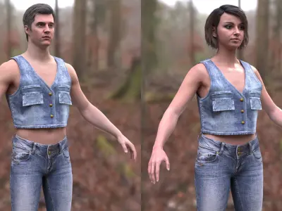  Man and Woman in Summer 10 