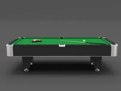 8 Ball Pool Table 3D model