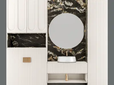 Bathroom furniture B1 3D model