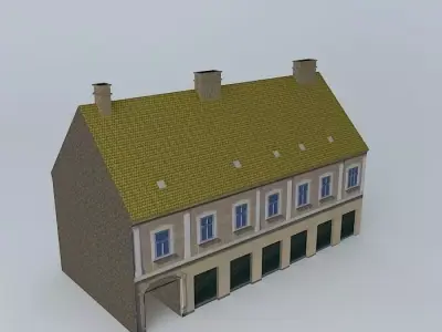 Kranjcevic str 2 Sisak Low-poly 3D model