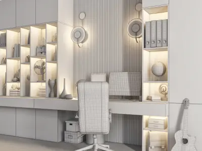 office furniture 06 3D model