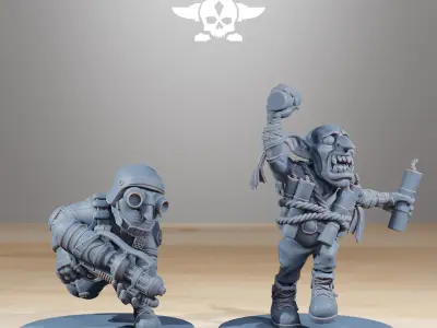 Orkaz Skillers 3D print model