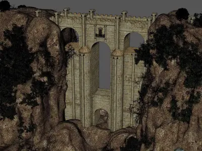 Puente Nuevo Ronda Malaga Spain 3D model