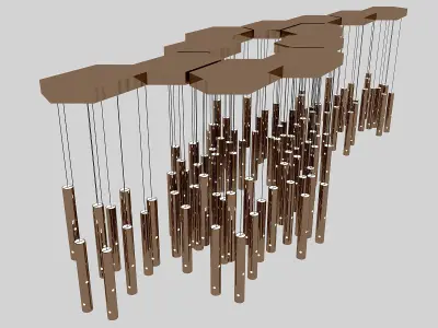 Modern Chandelier 3D model