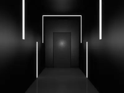 Futuristic Coridor 3D model