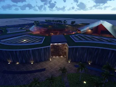 Architecture graduation project - Revit 3D model