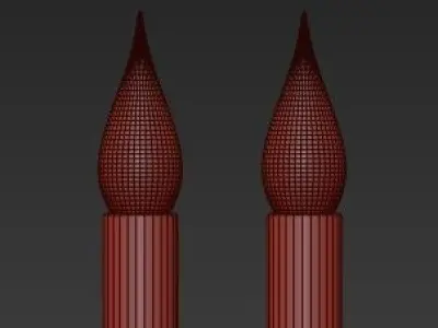 Erika Two Tier Chandelier by Thomas O Brien 3D model