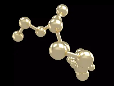 Amino Acids 19 gencomplexity v1 007 Low-poly 3D model