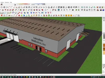 ware house design 3d model 3D model