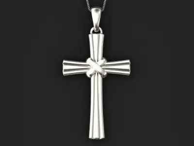 cross pendant 3D print model