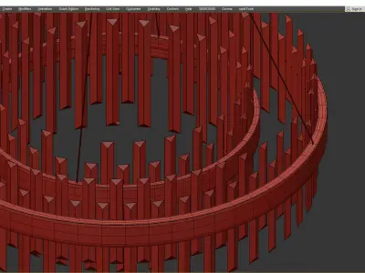 MONACO CHANDELIER Low-poly 3D model