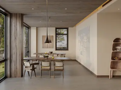   restaurant cafe  interior   3D model order