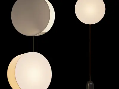 Simonemarcel Pendolo Black Marble 3D model