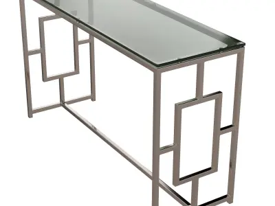 Swanson Console Table by House of Hampton 3D model