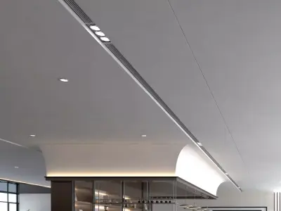 restaurant interior 3D model