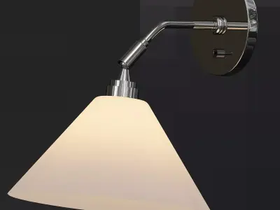 TASK CERAMIC SHORT WALL LIGHT 3D model