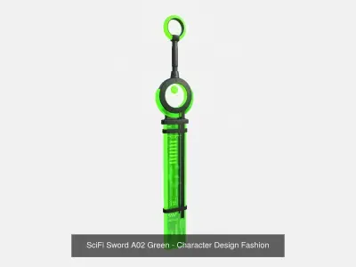 10 SciFi Sword A Collection - Character Design Fashion 3D Model Pack