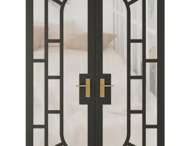 Entrance door set194 3D model