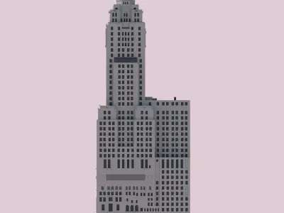 InterContinental Chicago 3D print model