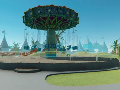 Whirlwind attraction 3D model