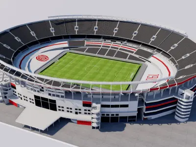 Estadio Monumental - River Plate Buenos Aires Argentina 3D model