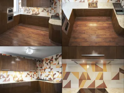 Kitchen Furniture XI 3D model