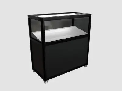 Glass Table Showcase 2 3D model