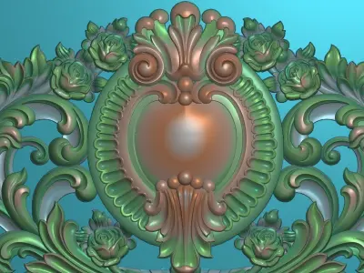 3D DOOR FLOWERS 3D print model