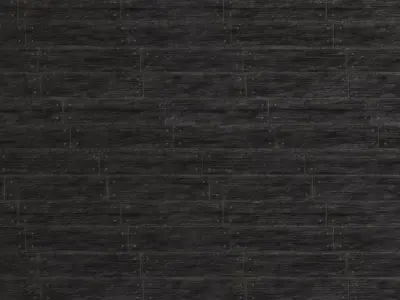 Weathered Redwood Horizontal Planks PBR Seamless Texture