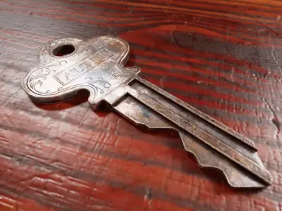 Locker Key Low-poly 3D model