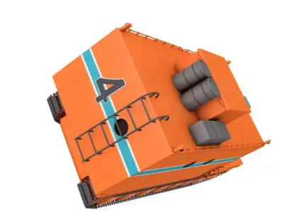 Kharkovchanka-2 Soviet Antarctic Cruisers Stt 3D model