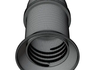 Portable bulb plug in 3D model