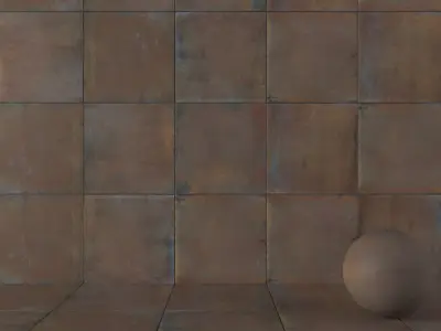 Wall Tiles Museum Iron Oxide 80x80 Texture