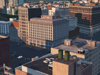 Arctic building Low-poly 3D model