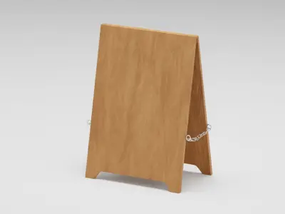 Sign Board 3D model