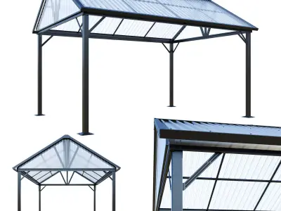 Teramo Garden Point Canopy 3D model