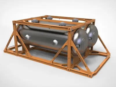 sci-fi Architecture kitbash 28 3D model