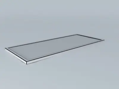 Door glass and aluminum door window and alumin Free 3D model