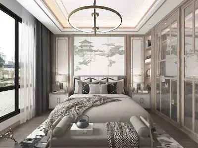 Bedroom Free 3D model shop