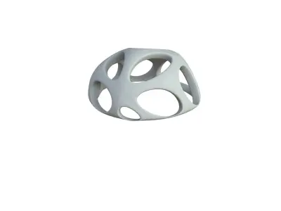 SciFi Cube Object No 51237 Low Poly Shape Low-poly 3D model