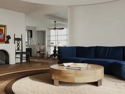 apartment interior scenes    3D model 25